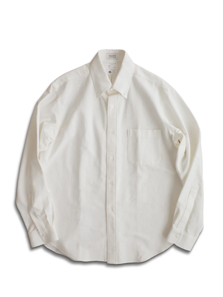 WASEW B.D ONE OXFORD SHIRT (white)