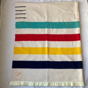 1950-60s hudson bay company 4 point blanket