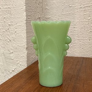 fireking jadeite jane ray vase