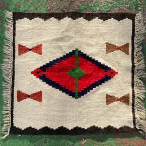 vintage zapotec rug mat