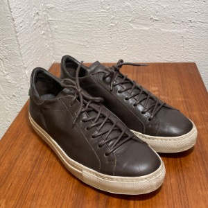 montedoro brown leather sneakers (260mm)