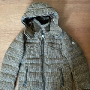 moncler tweed puffer down jumper (size 55~66)