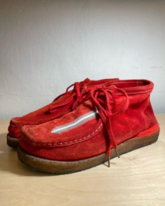 visvim red 10 wallabee boots (270~275mm추천)