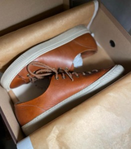 buttero Tanino low brown leather sneakers (260mm)