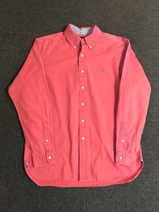 Polo Ralph Lauren faded bd shirt chambray trim (L size, 100~105 추천)