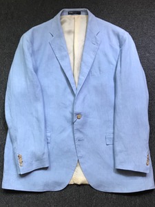 Polo Ralph Lauren baby blue lien 2B sport jacket  (46R size, 105~ 추천)