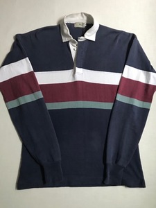80~90s LLbean rugby shirt (M size, 100~105 추천)