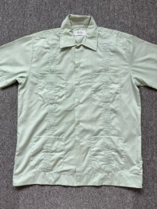 vintage guayabera shirt (M size, 100-105 추천)