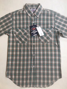 NOS 80s levis cotton plaid shirt (M size, 95 추천)