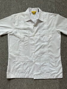 vintage guayabera shirt (M size, 105 추천)