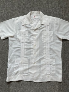 vintage guayabera shirt (100-105 추천)