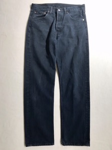 90s levis 501 garment dyeing faded dark navy USA made (32/30 size, 31~32인치 추천)