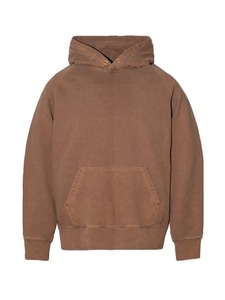 simple authentic heavy weight hoodie (brown)