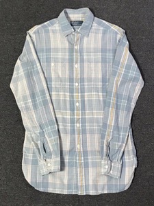 Polo Ralph Lauren inida cotton madras work shirt (S size, ~100 추천)