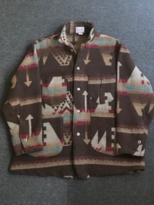 rockmount ranchwear wool/acr/poly navajo pattern coat USA made (L size, 105~ 추천)