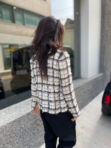 CHANEL tweed jacket (38 size, 55 사이즈 추천 )