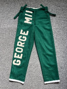 21ss BODE GREEN HORSE BLANKET TAB wool pants (30~31인치 추천)