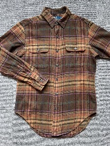 polo flannel check shirt (S size, 95 추천)