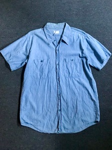 blue blue printed chambray shirt (2 size, ~103 추천)