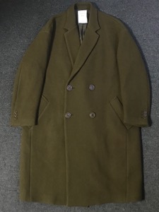 2019 mister gentleman oversized wool/nylon double breasted coat (S size, ~105 추천)