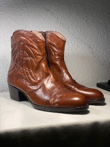 buffalo western leather boots (280mm)