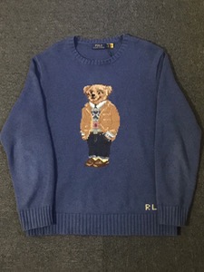Polo Ralph Lauren polo bear cotton sweater (L size, ~105 추천)