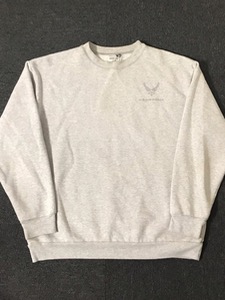 USAF reflective print sweatshirt USA made (L size, ~105 추천)