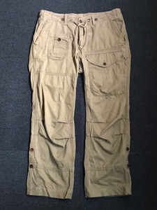 Polo Ralph Lauren military cargo pants (33/32 size, ~37인치 추천)
