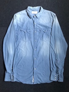 denim &amp; supply RL chambray western shirt (L size, ~103 추천)
