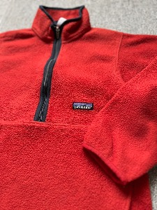 patagonia synchila fleece zip up pullover brick color (XS size, 95 추천)