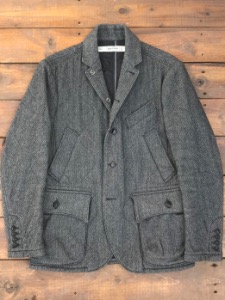 spectator  herringbone tweed quilted lining jacket (~100 추천)