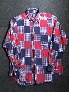 old gap patch work bd shirt (M size, ~103 추천)
