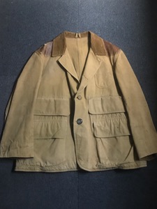 vtg leather trim hunting jacket (~105 추천)