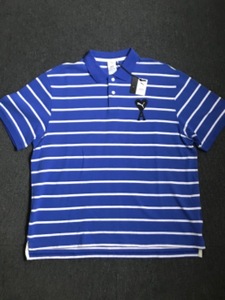 NWT ami x puma stripe embroidered polo shirt (L size, ~105 추천)