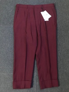 NWT ami rayon/poly pleats carrot fit pants (FR44 size, ~36인치 추천)