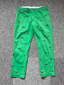 polo whale embroidered chino pants (35/30 size, 36인치 추천)