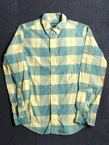 gitmanbros lightweight cotton plaid bd shirt USA made (M size, for women)