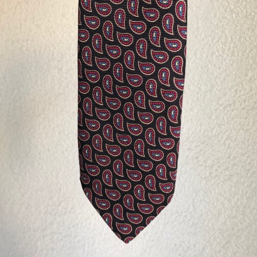 polo neck-tie (paisely pattern)