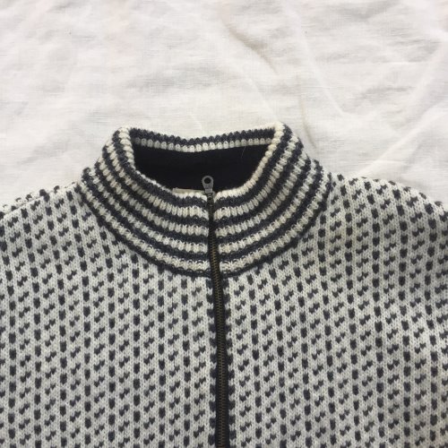 vtg LLbean birdseye norway wool pull-over sweater (100 size)