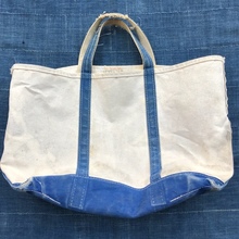 vtg LL bean heavy canvas tote bag(large size)