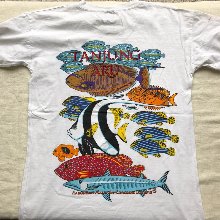 물고기 프린팅 티셔츠 (100사이즈)
