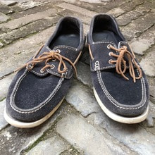 Churchs suede leather boat shoes (약 275-280)