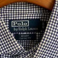 Polo Ralph Lauren ginham check dress shirt (110size)