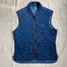 polo indigo quilting vest (S = 100size)