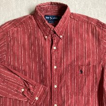 polo cotton stripe pattern shirt (105 size)