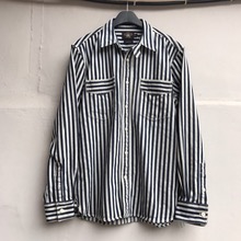 RRL denim striped workwear shirt (100)
