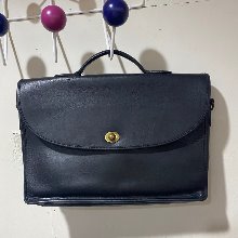 vintage coach leather briefcase
