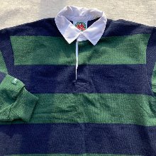 barbarian rugby wear navy/green shirt (105 size)