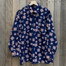 vintage pattern shirt (100-105 size)