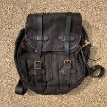 filson rugged twill rucksack backpack black